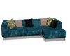 Teal Couch w/ poses