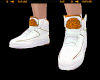 White/Gold Boxing Shoes