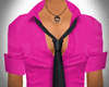 [LA] Shirt & Tie Pink