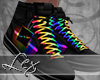 LEX neon sneaker LGBTQ