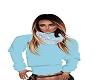 Blue sweatshirt W Bandan