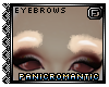 P! White cute eyebrows