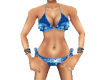 nice blue bikini
