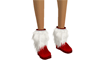red boots/fur