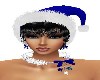 X-MAS BLUE HAT/BLACK 