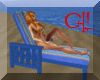 GIL" Beach single chaise