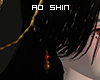 侍. Crimson Earrings