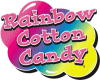 Rainbow cotton candy