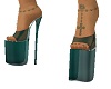 Ava gothic teal shoes 1