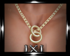 X. "Us" Necklace gold
