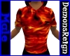 Red Flame Polo Shirt