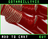 Red Pvc Platform shoes