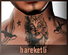 Neck Tattoo > H4