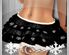 [CC] Snowflake Skirt Blk