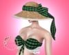 D cutielace hat green
