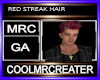 RED STREAK HAIR