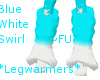 ~FU~BlueWhite*Legwarmer*