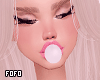 white bubble gum