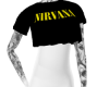 Nirvana Top W Tattoos