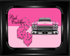Pink Cadillac with Dice