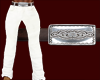 wide white pants/jeans