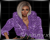 $Layer Jacket Fur Purple