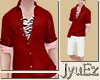 Jz | Red Jeans M