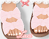 ✨ pink bow sandals