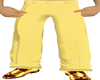 Yellow tuxedo pants