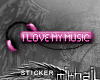 mik™<3music|Pink*sticker