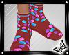 !! Cute Block Socks