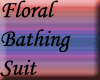 Flowral Bathing Suit
