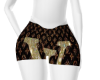 LV Glitter shorts