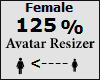 Avatar scaler 125% Femal