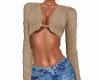 Short Sweater Beige