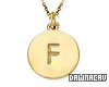 Initial "F" GOld Necklac