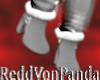 Fur boots gray