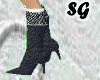 B&W leather boots