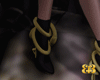 E: Lou Snake Boots Gold