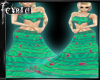 *F* Saree Dress Green