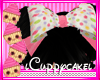 !C Polka Dot Pink Bow 