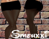 S. Simple Black Shorts