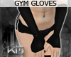 +KM+ Gym Gloves Black