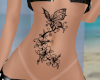 Butterfly Belly Tattoo 2