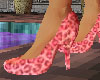 Pink Leopard Print Heels