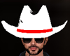 COWBOY HAT-WHITE