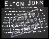 Elton John England Tee