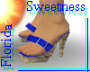 FLS Blue Cork Sandals