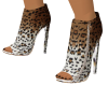 Leopard Skin short boots