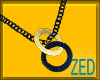Z Blue Gold Necklace!